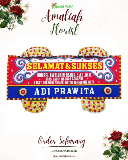 Papan Bunga Ucapan Selamat Bangsalrejo